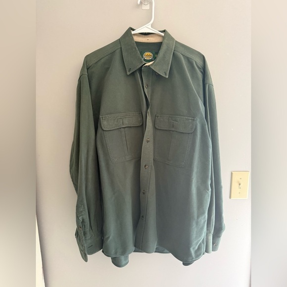 Cabelas Outdoor Gear Button Down Long Sleeve Collared Shirt Men’s SZ XL Regular - Picture 1 of 8